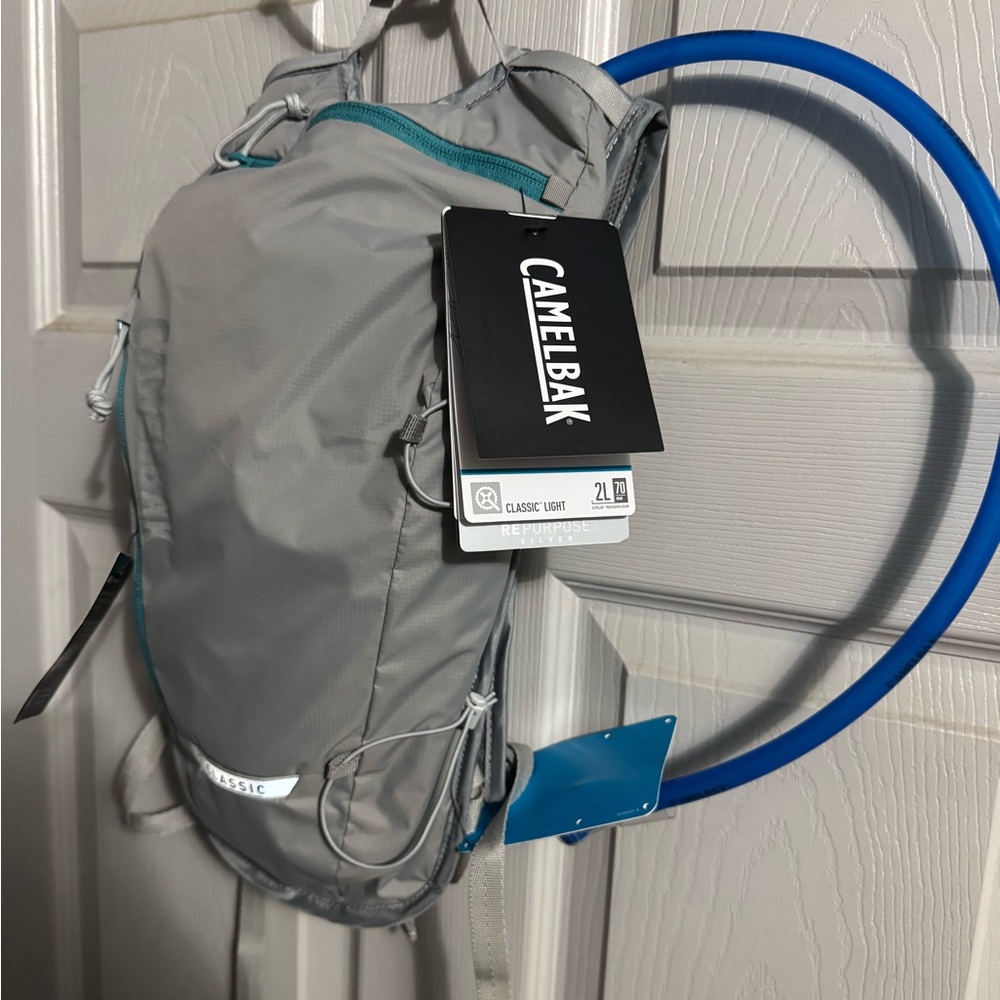 CamelBak Gray and Blue Hydration Backpack